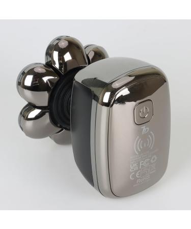 Qhecomce Head Shavers for Men 6-in-1 Elctric Razor for Bald Men 7D Wet/Dry Cordless Men's Electric Shaver Waterproof Grooming Kit - Wireless and Type-C Charging (Black&Silver) - Buy Online on GoSupps.com