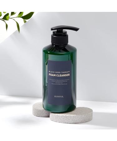 EUNYUL Blackseed Foam Cleanser 16.9fl.oz - Large Size Korean Facial Foaming Cleanser for Bright and Clear Skin | International Shipping Available - Buy Online on GoSupps.com