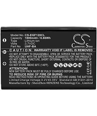 Replacement Battery UHF-BA 3.7V 1800mAh | International Shipping Available - Buy Online on GoSupps.com