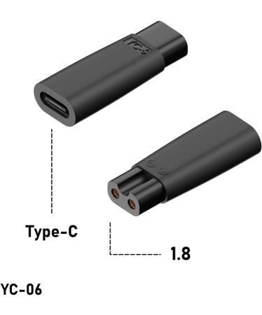 ZBIianxer Professional Type C Power Adapter Charger - Replacement Charging Head for Shaver - Universal Type C Shaver Charger Adapter - Buy Online on GoSupps.com