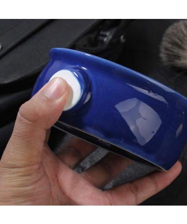 Vintage Ceramic Shaving Bowl - Ancient Shell Design for Shaving Foam & Brushes - Buy Online on GoSupps.com