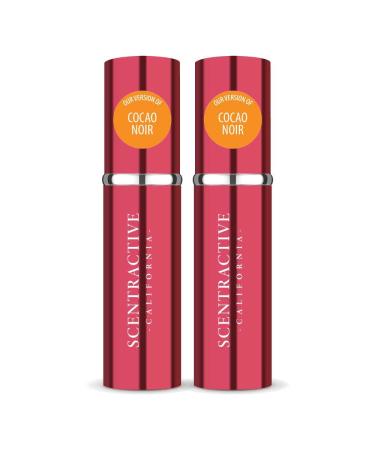 CA Perfume Impression of Cocao Noir For Women Long Lasting Eau de Parfum Spray Refillable Atomizer Bottle 0.17 Fl Oz/5ml-X2 CHAVELLE COCAO NOIR IMPRESSION 0.34 Fl Oz (Pack of 1)