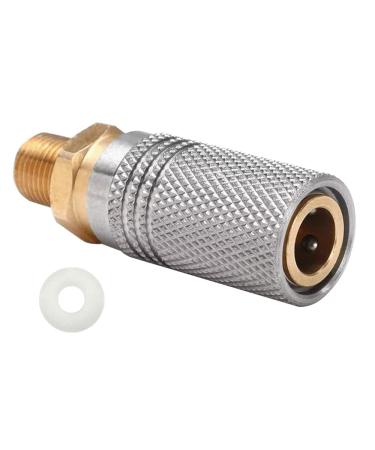Paintball PCP 1/8" NPT Male Thread Coupler HPA CO2 Air Tank Refill Connector Quick Disconnect Quick Release Adapter Fitting