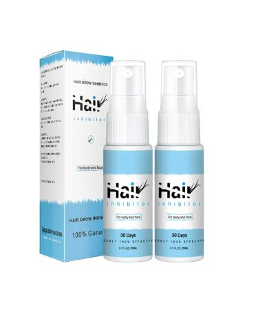 2pcs 20Ml Spray D' pilation Spray D'Arr t De La Croissance Des Cheveux Spray D' pilation Doux Spray Inhibiteur De Croissance Des Cheveux Indolore Pour Le Visage Bras Jambes Aisselles 2 pieces