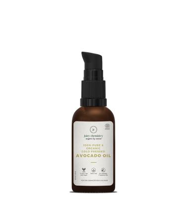 Juicy Chemistry - Certified Organic & 100% Natural Carrier Oil w/Cold Pressed Avocado for Wrinkle & Fine Line Control (30ml)