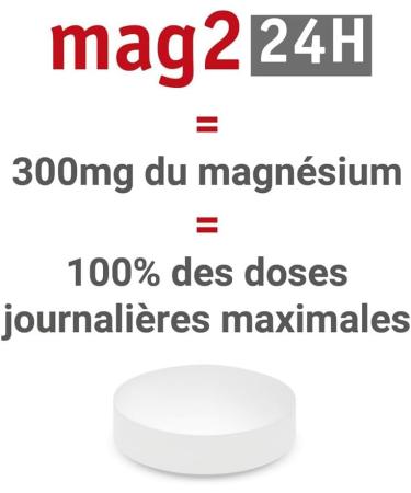 Mag 2 24H Reinforced Formula Pack of 2 x 60 Tablets - Buy Online on GoSupps.com