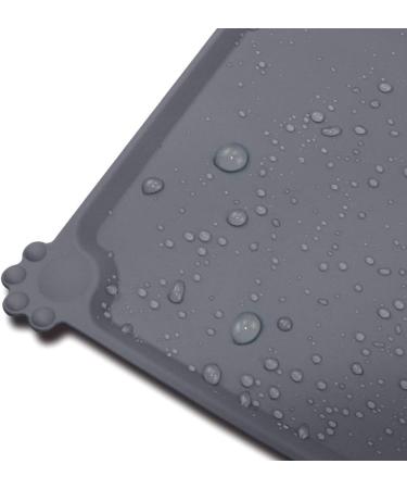 Buy Joytale Non-Slip Silicone Feeding Bowl Mat for Dogs - Waterproof & Large (53x37cm) - Gray | International Shipping Available - Buy Online on GoSupps.com