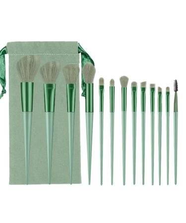 MADALIAN Makeup Brush Set Brush With Organizer Bag Beauty Tools Loose Powder Brush Foundation(Color:E) As shown E