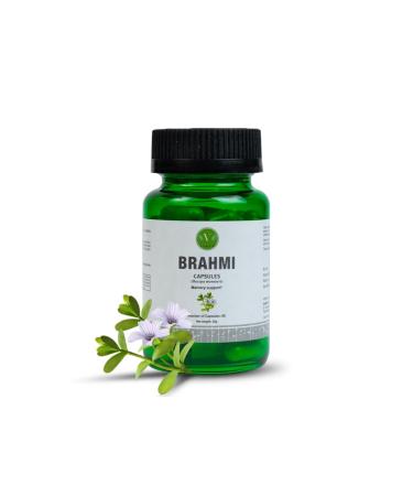 Brahmi | Bacopa Monnieri Extrait 200 mg avec Bacosides Naturels | Nootropique V g tal pour la Concentration & la Clart Mentale | M moire & Focus | 60 G lules V gan