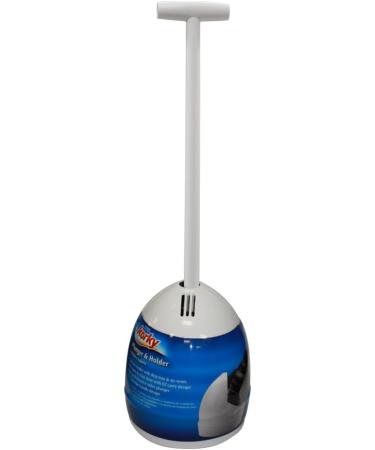 Korky 90-4A Toilet Plunger and Holder - Black, 6.6 x 23 inches - No Size - Buy Online on GoSupps.com