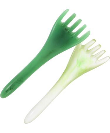Fomiyes 4-Piece Hair Comb Massager Set | Scalp & Foot Massage Devices for Ultimate Relaxation - Buy Online on GoSupps.com