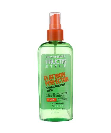 Garnier Fructis Style Sleek & Shine Flat Iron Perfector Straightening Mist 6 oz (Pack of 2) Citrus 6 Fl Oz (Pack of 2) - Buy Online on GoSupps.com