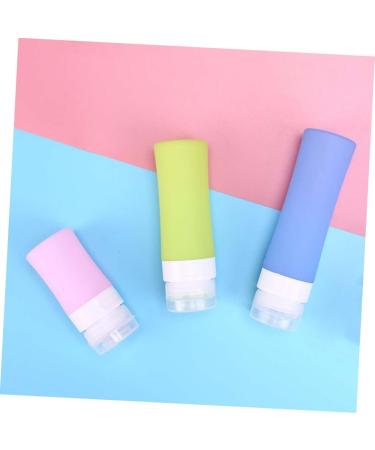 Beavorty silicone travel containers Silicone liquid Bottle shampoo travel container foaming soap dispenser Refillable Tube travel shampoo bottle shampoo dispenser bottle lotion Disposable medium Blue - Buy Online on GoSupps.com