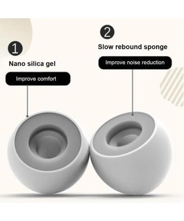 Crcyphne 1Set Anti Noise Silicone Earplugs Sleep Earplugs Silica Gel for Sleeping Diving Surf Soft Comfort Ear Protector - Buy Online on GoSupps.com