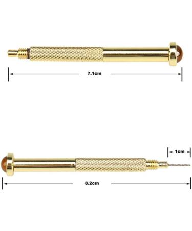 New Professional Manual Nail Drill Hole Nail Art UV Gel Acrylic Decoration Dismountable Tools Golden - Buy Online on GoSupps.com