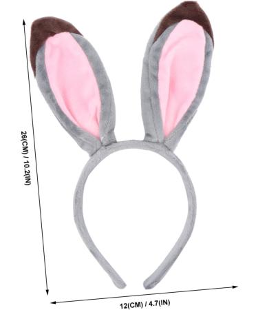 CRILSTYLEO Bunny Ear Headband Plush Rabbit Ear Headband Rabbit Hair Hoop Masquerade Hair Hoops Performance Hair Band Bunny Ears Headbands Creative Hair Clasp Rabbit Ears Headdress Party Hair - Buy Online on GoSupps.com
