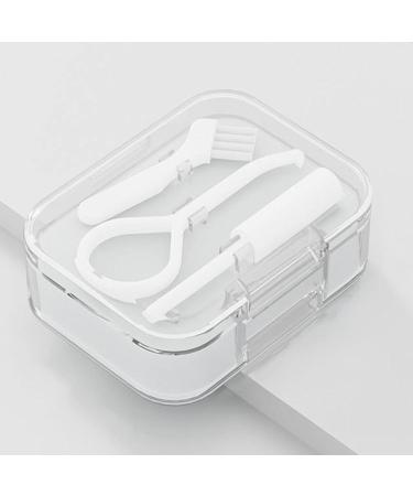 Double-Layered Prosthesis Cleaning Case | Retainer & Denture Care Box - Ideal for Transparent Braces & Night Protection - Buy Online on GoSupps.com