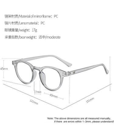 Shop Transparent Gray Anti-Blue Light Glasses - No Degree Spectacle Frames for Eye Protection - International Shipping Available - Buy Online on GoSupps.com