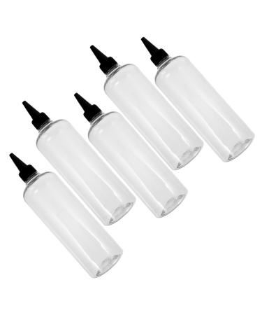5Pi ces Bouteilles Rechargeables pour Coloration des Cheveux Flacons Applicateurs Couvercle pour Divers
