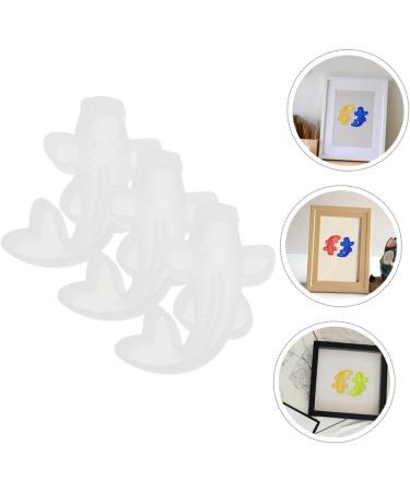 NUOBESTY Silicone Stamps 12 Pcs Carp Silicone Mold Suite 3D Silica Gel White Non Stick Flower Stickers Whitex4pcs 2X4X5.8CMx4pcs - Buy Online on GoSupps.com