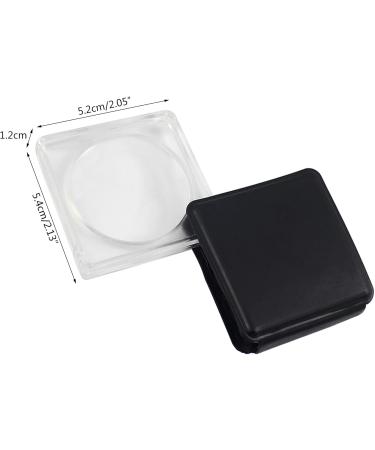 5X Folding Pocket Magnifying Glass Optical Glass Magnifier Portable Suitable for Outdoor Camping Hiking Diameter 42mm Small Gift - Buy Online on GoSupps.com