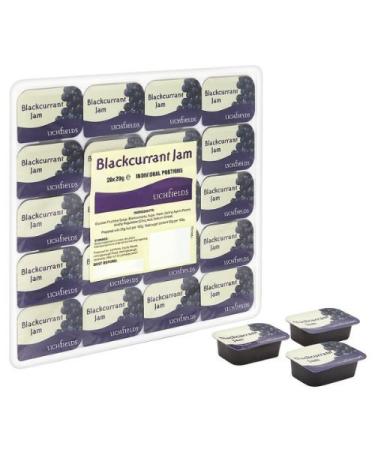 Lichfields Lichfields Pack of 60 Single Serving Jam 20 g Blackcurrant