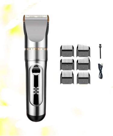 Buy Cordless Hair Clippers & Waterproof Trimmer for Men - Electric Grooming Kit USB Rechargeable with LED Display - Buy Online on GoSupps.com