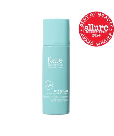 Kate Somerville HydraKate Illuminating Sunscreen Drops - 50+ SPF Zinc Oxide Tinted Moisturizer Anti-Aging - Buy Online - Buy Online on GoSupps.com