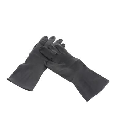 Vintorky 3 couples hairdressing gloves medium hair black shampoo reusable gloves disposable medium die gloves nitril rubber guantes de latex negros large man tools