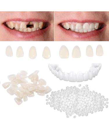 Tooth Repair Kit for Fixing the Missing Chipped and Broken Tooth Gap Temporary Replacement Thermal Beads and Fake Teeth Brace Mold