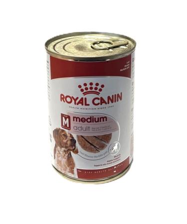 Royal Canin Medium Adult Wet Dog Food In Loaf Cans 12 x 410g