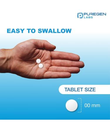 Puregen Labs Sodium Chloride Tablets 1 gm (1000 mg) - 100 Count | Electrolyte Replenisher | Normal Salt Tablets Made in USA | International Shipping Available - Buy Online on GoSupps.com