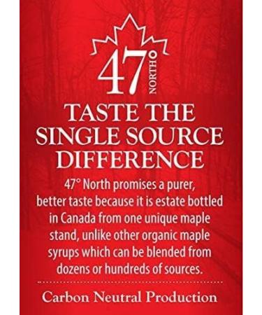 47 North Pure Real Organic Maple Syrup | 3 x 50ml Gift Pack | Grade A Amber Rich Taste and Velvety Smooth Texture | Perfect for Holidays Christmas Birthdays - Buy Online on GoSupps.com