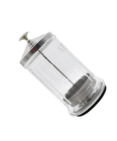 Bottle for Barber Tool Scissors Bottle Hair Salon Tool 10.5x10.5cm Transparent