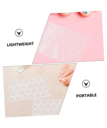 SAFIGLE 100 Sheets Double-Sided Nail Glue Stickers Strong Adhesion for Artificial Nails Women Easy to Apply Practical Nail Accessory - Buy Online on GoSupps.com