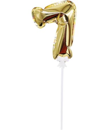 Personalised Cake Toppers Cake Decorations 1pc 6inch Foil Number Balloon Cake Topper Automatic Inflatable Balloon Happy Birthday Cake Decoration for Kids (Color : Gold 7) (Color : Silver 4) (Color : Gold 9 - Buy Online on GoSupps.com