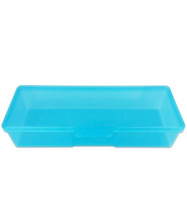 Beauticom Personal Box Storage Case for Professional Manicurist Nails Pedicure (Large Size) (1 Piece, BLUE) 1 Piece BLUE