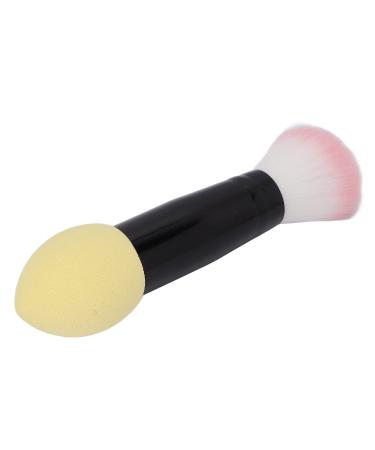 Blush Powder Brush Easy Color Quickly Makeup Double Ended Makeup Tool for Professional Daily Use (Yellow)