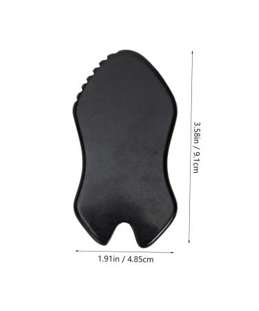 Beavorty Black Meteorite Gua Sha Facial Tool - Scraping Board & Neck Massage Tool for Glowing Skin - Buy Online on GoSupps.com