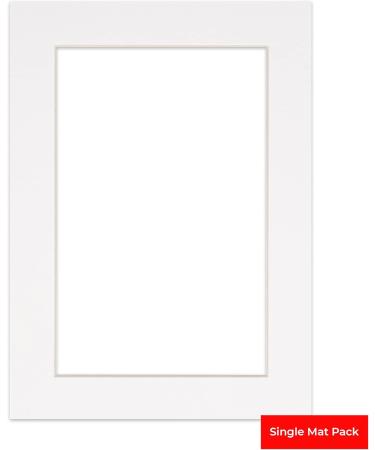 Somime 10 Pack Precut 16x20 Picture Frame Mat, White 16x20 Photo Mat with  11x14 Opening, Acid Free Frame Matte for Artworks, Prints