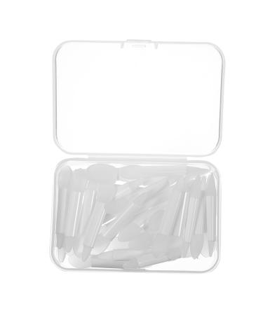 Angoily 1set Lip Brush Makeup Applicator Lip Gloss Applicator Lip Balm Applicator Lip Disposable Makeup Brush Cosmetics Accessory Major White Dust Jacket Miss