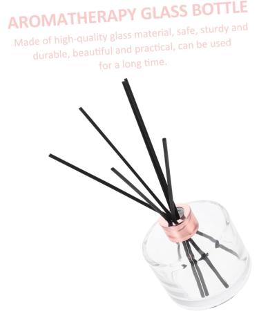 FRCOLOR 1 Set Aromatherapy Glass Bottle Aroma Diffuser Stick Glass Diffuser Jars Diffuser Reeds Sticks Diffuser Jars Empty Reed Oil Home Decor Refillable Bottle Cylinder Sesame Oil The Se - Buy Online on GoSupps.com