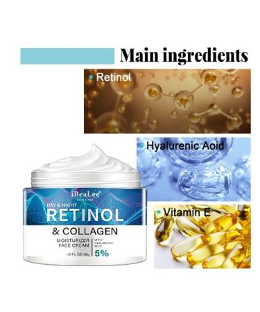 Retinal & Collagen Anti-Aging Face Cream Set - Firm Skin Reduce Neck Wrinkles & Moisturize for Smooth Tender Skin - International Shipping Available - Buy Online on GoSupps.com