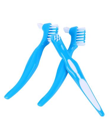 ULTECHNOVO 6pcs Denture Toothbrush For Cleaning Dentures Denture Toothpaste For Artificial Teeth Interdental Brushes