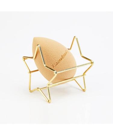 Metal Star Sponge Holder Cosmetic Puff Display Stand Powder Puff Drying Holder Storage Bracket Make Up Puff Holder Beauty Tools Rose Golden Nice Drying Stand Storage Egg Powder Puff Display Stand - Buy Online on GoSupps.com