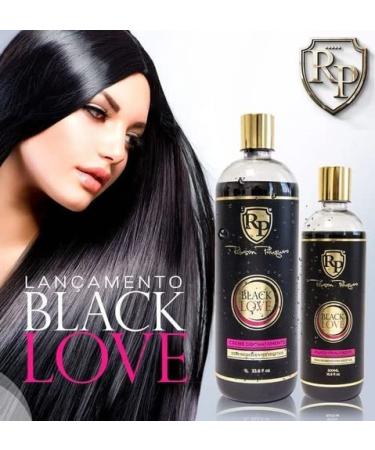 Robson Peluquero Black Love Hair Straightening RP Treatment 1.5L | Brazilian Keratin | Smoothing System for 100% Straight Hair - Buy Online on GoSupps.com
