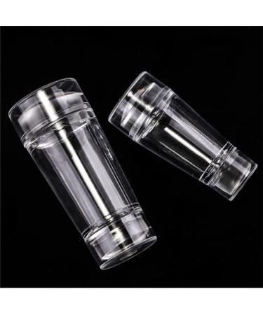 French Tip Nail Stamper Set - Double Sided Clear Silicone Stampers for DIY Nail Art - Includes Scraper - 2 Pack - Buy Online on GoSupps.com
