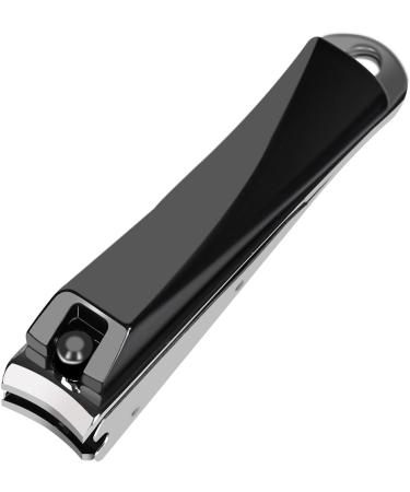 Stainless Steel Anti-Splash Nail Clipper - Ultra Sharp Ergonomic & Self-Catching | Perfect for Nails & Toenails - Includes Plastic Case - Buy Online on GoSupps.com