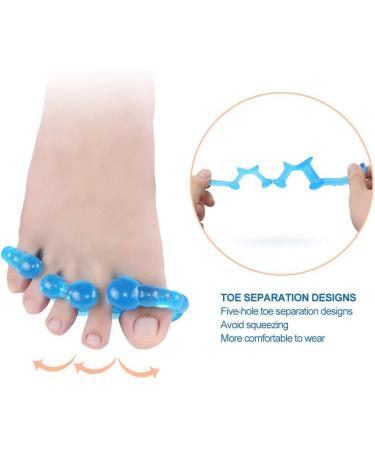Garosa Toe Separators - 2 Pairs | Toe Spacers for Overlapping Toes | Toe Straightener for Kids, Women, Men - Buy Online on GoSupps.com