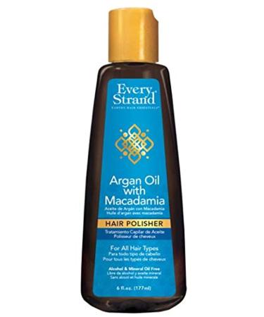 Every Strand Argan Oil With Macadamia Hair Polisher, 6 Fl Oz, 6 Oz